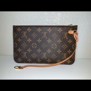 Sold. Louis Vuitton Neverfull Pouch/Pochette Monogram